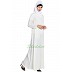 A-line inner abaya- White A-line inner abaya- White